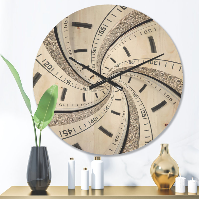 Horloge murale Swirled Time Vortex, Moyen