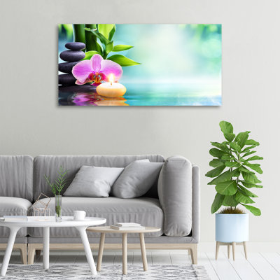Orchid Bamboo - Wrapped Canvas Print