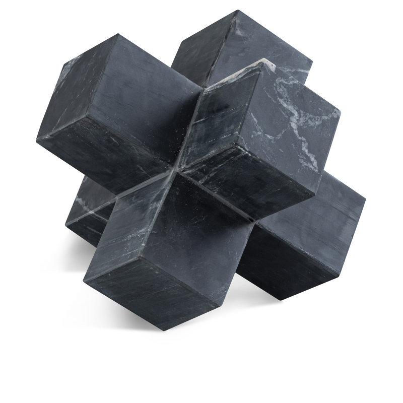 Jack Marble Abstract Figurines & Sculptures, Black