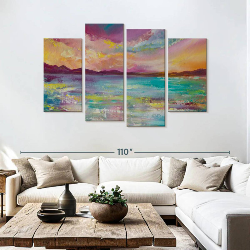 Gillard Rainbow Skies, 54" H x 84" W