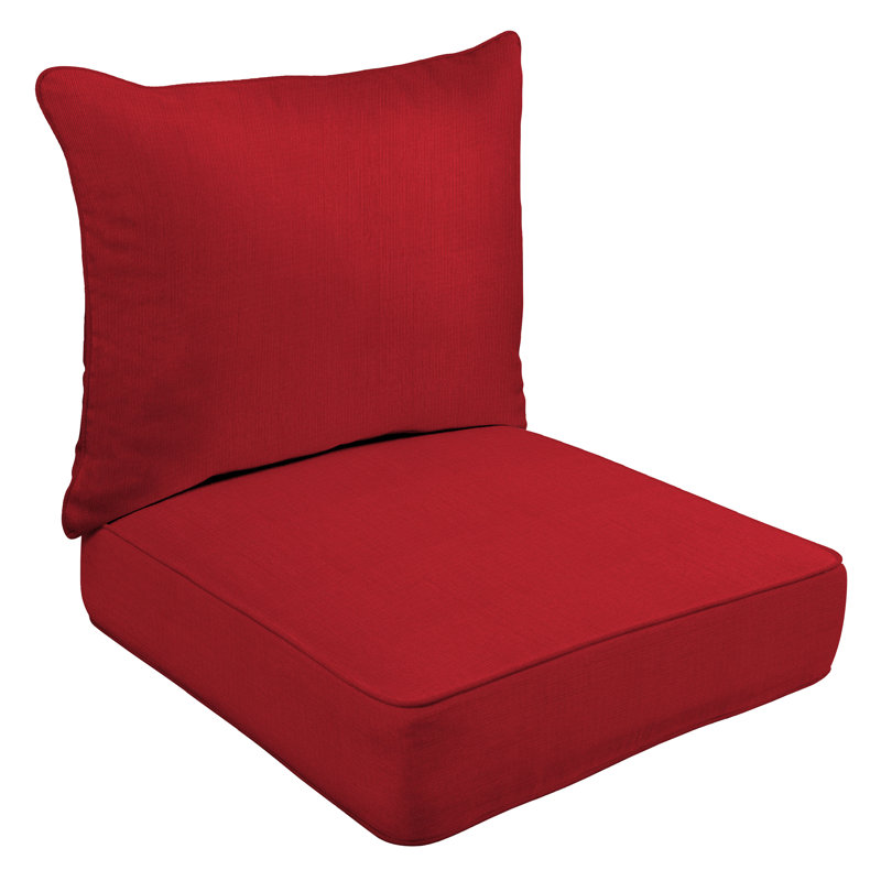Sunbrella Deep Seat Cushion Cherry, Cherry