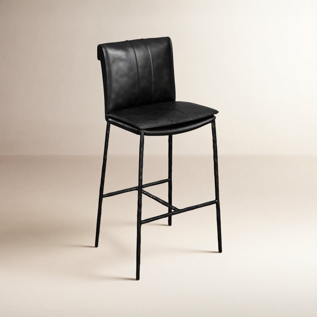 Mayer Bar and Counter Stool, Black, Counter Stool (27" Seat Height)
