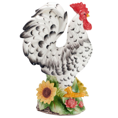 Fitz And Floyd Provence Rooster Figurine, 18.25 Inch