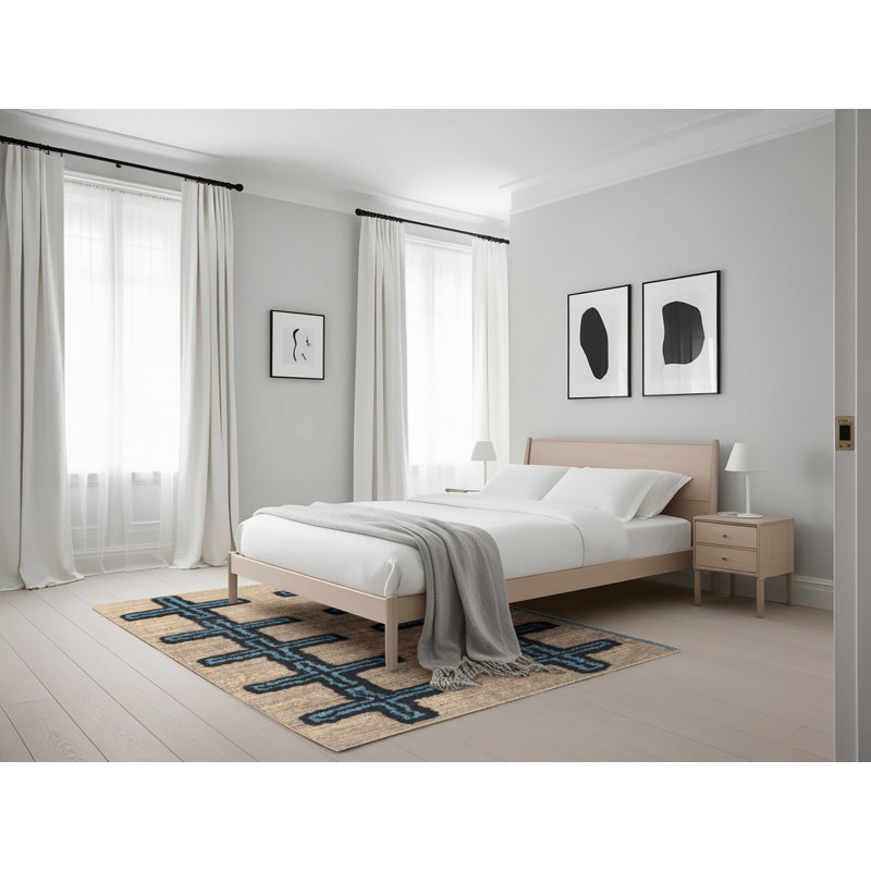 Tapis abstrait moderne 4584, Rectangle 5 pi x 7 pi