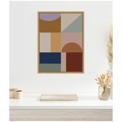 Modern Bohemian Pattern 2 by The Creative Bunch Studio Framed Canvas Wall Art Print