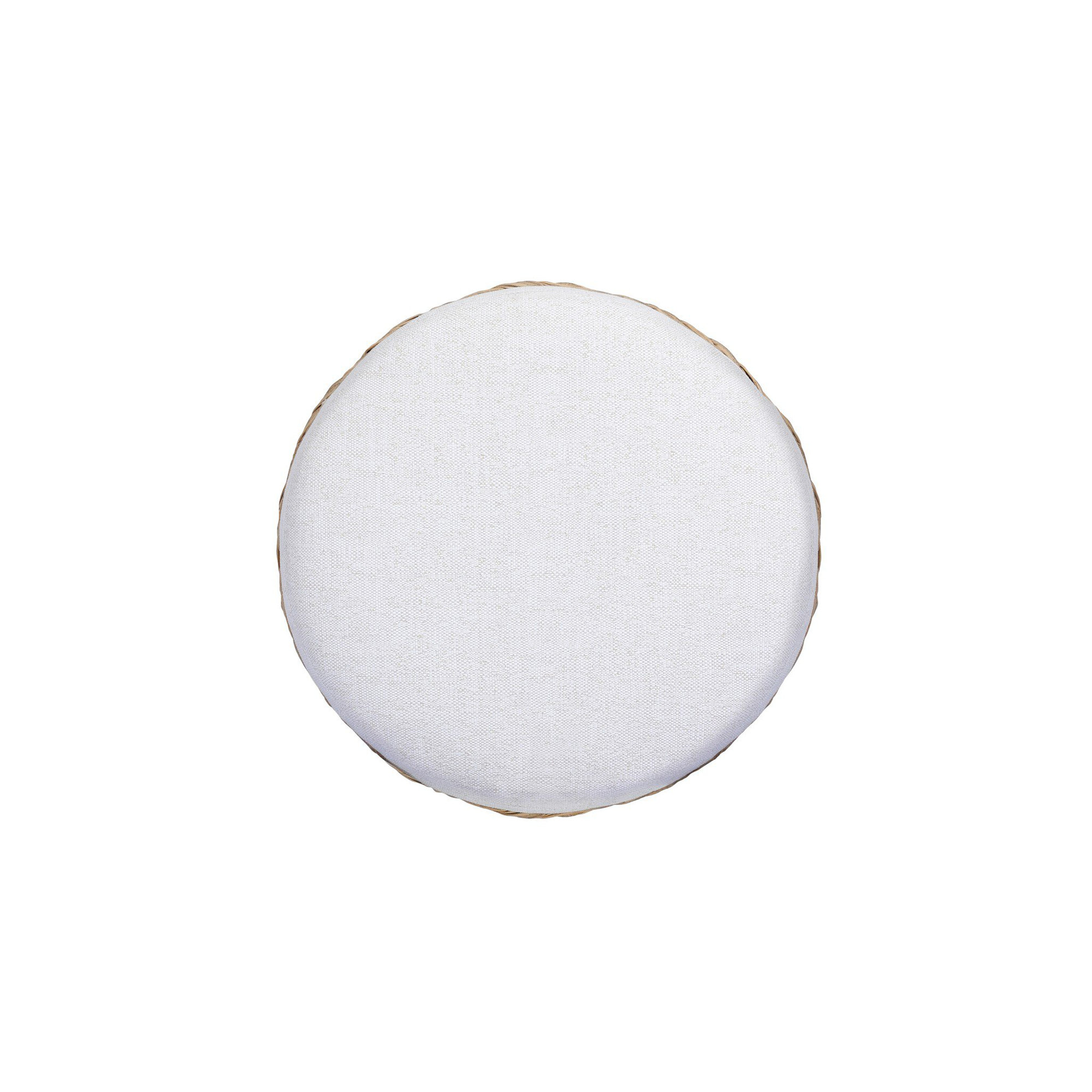 Rowan Round Outdoor Ottoman with Cushion
