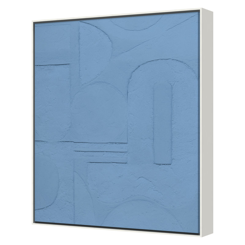 «Cirrus» par Blakley, Shana, H 30 po x l 24 po, Bleu, Blanc