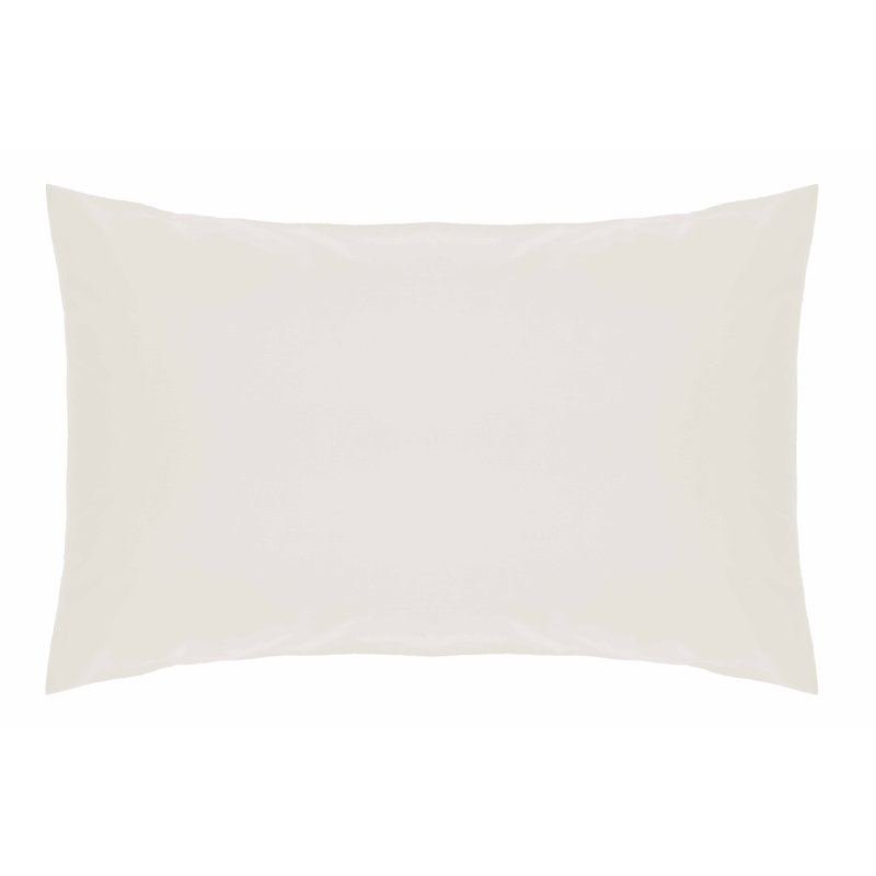 200 TC 50/50 Percale Polycotton Cotton Blend/Polyester, Ivory, 51 x 91 cm