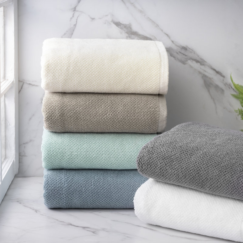 Adarryll Cotton Plush Bath Sheet, Flax