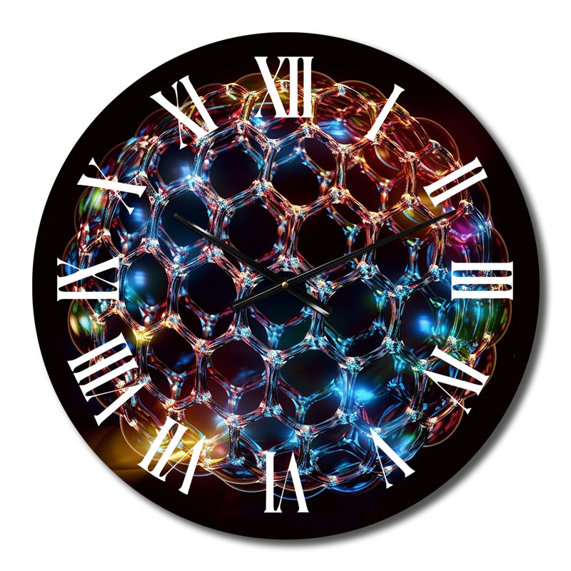 Circulare Gold Infinity Matrix I Metal Wall Clock, Medium