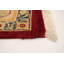 Tapis décoratif en laine de conception unique noué à la main New Age Pakh rouge foncé 9 pi 1 po x 12 pi 2 po
