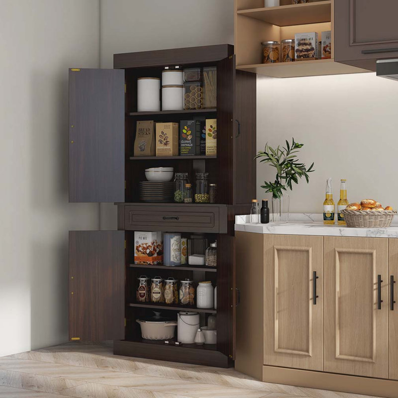Garde-manger avec 4 portes et tiroir