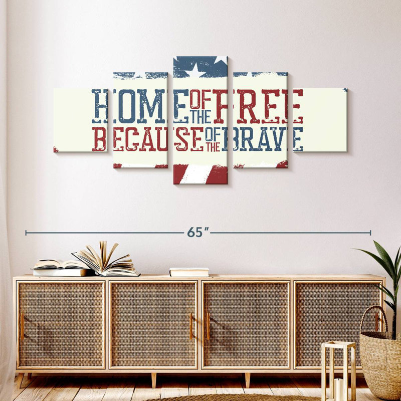 American Home Of The Free, H 24 po x l 55 po