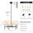 6 - Light Dimmable Classic / Traditional Chandelier with Fabric Shades-1751067663