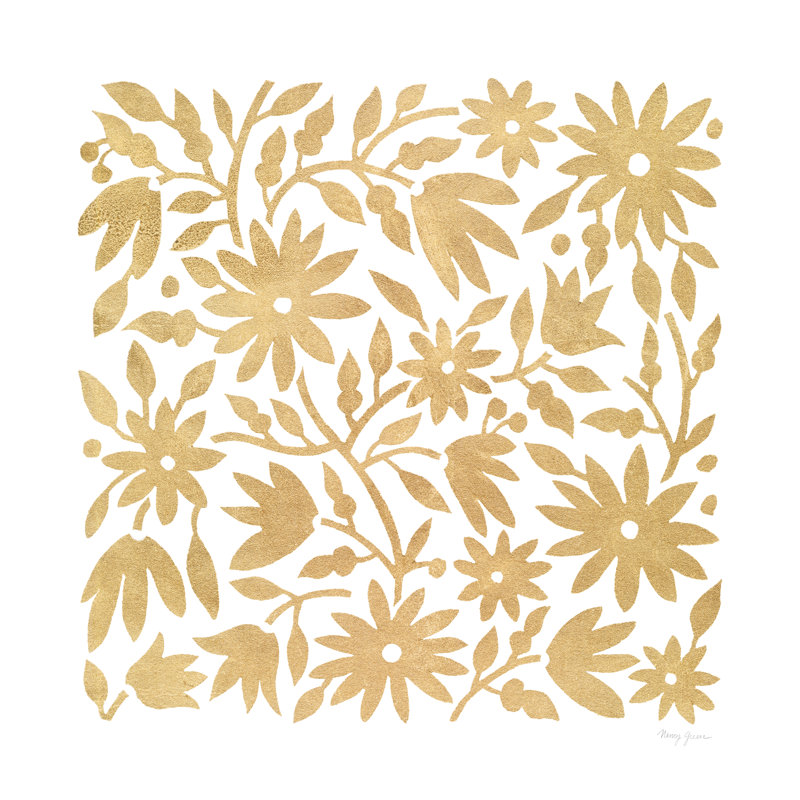 Otomi Floral Elegance I by Nancy Green - Wrapped Canvas Print, 76cm H x 76cm W