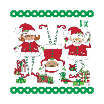 Nice Elves by Andi Metz - Wrapped Canvas Gallery-Wrapped Canvas Giclée