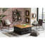 Accringt Four Leg Coffee Table with Storage