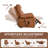 Dual Motor Power Lift Recliner With Heat And Massage, 350 Lbs Capacity, Hidden Cup Holders & Remote Control-1266344364