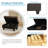 Microfiber Upholstered Storage Bench-1027246720