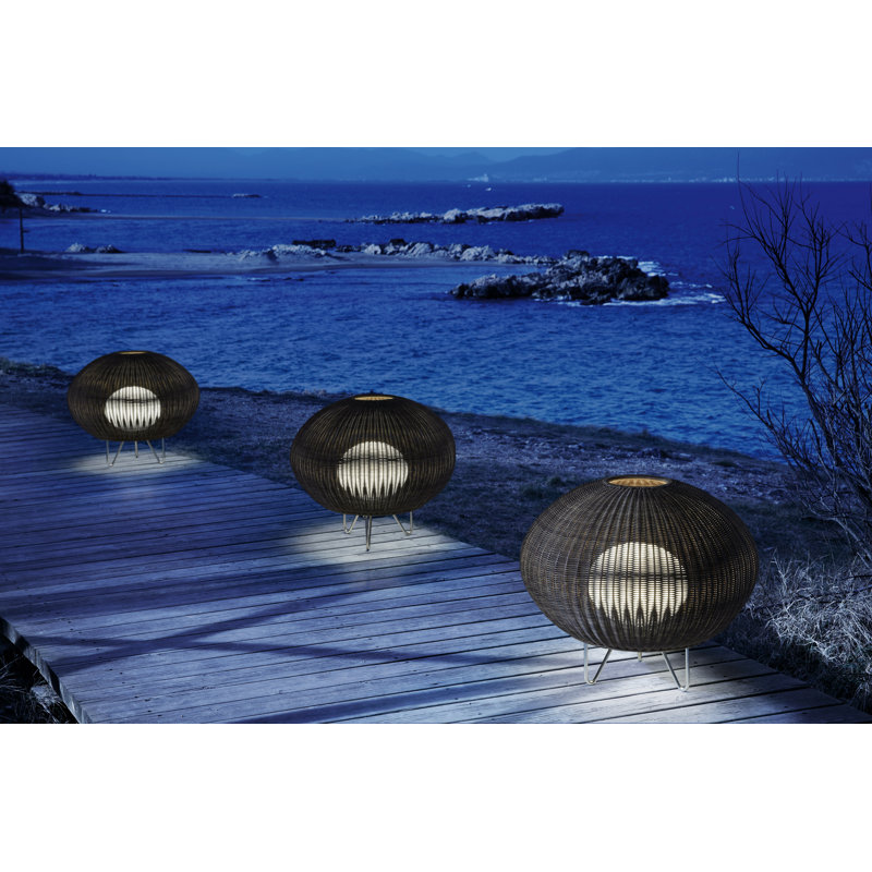 Lampe sur pied 24,02 po Garota, Brun