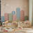 Finka Kids Floor Platforms Bed With Fence and Door-45026231-42099786