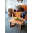 Tectona Rectangle Rattan Coffee Table - 27.5x27.5x14" - Teak-1862265156