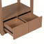 Base de meuble-lavabo simple 29,4 po seulement en brun