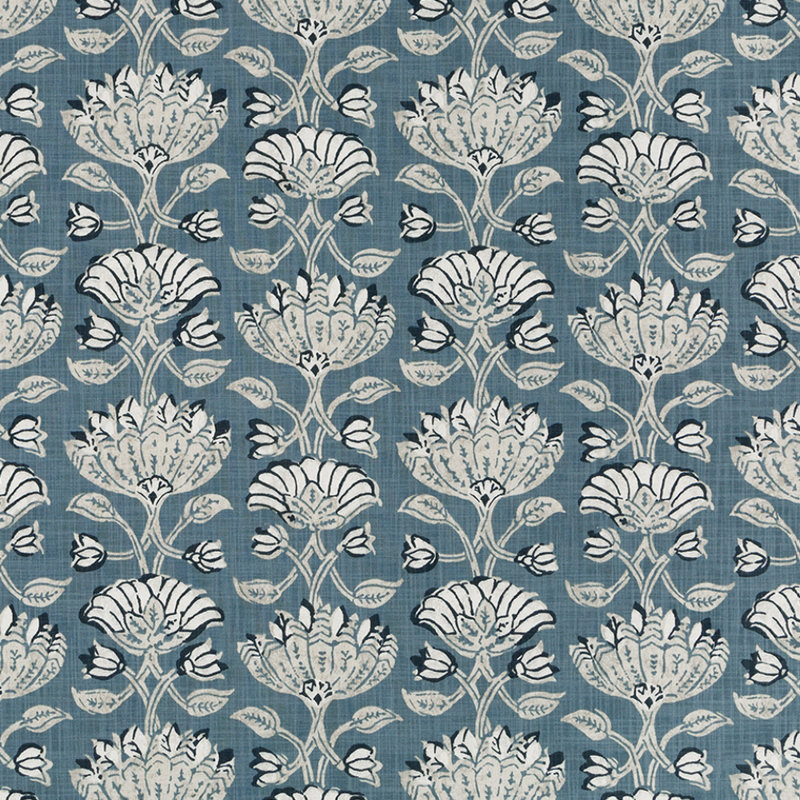 Pradesh Frame 100% Cotton Fabric, Flint