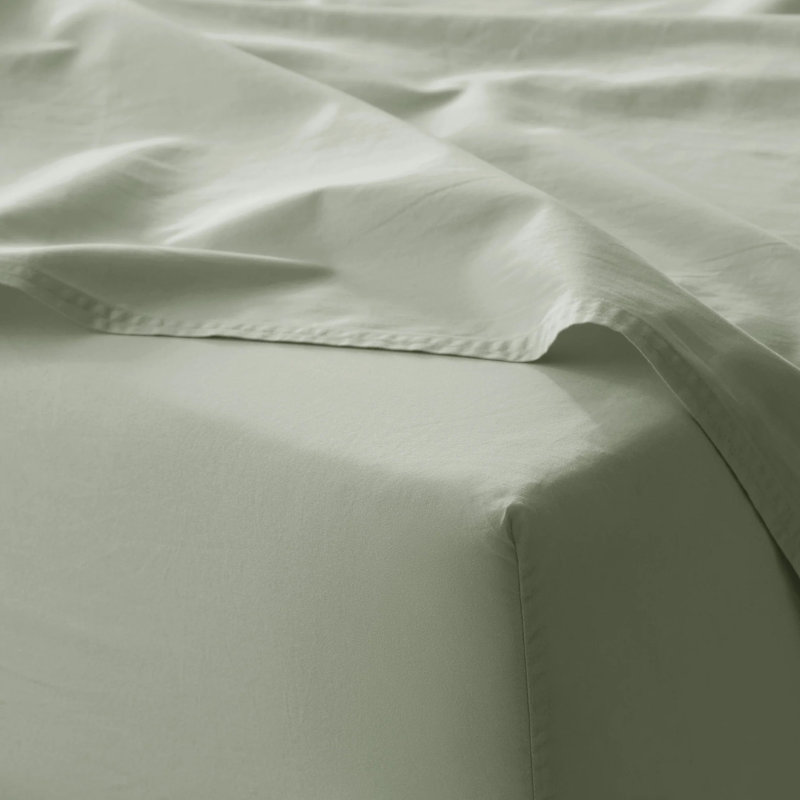 Double Stitch 100% Cotton Sheet Set, King Sheet Set with 2 Pillowcases, Sepia Rose