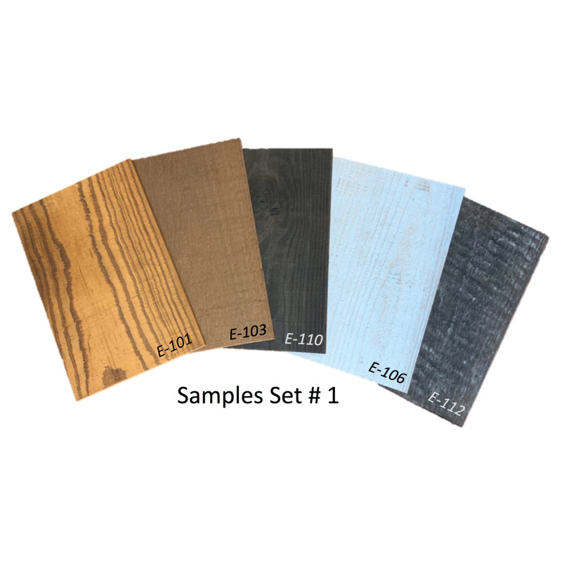 Planches murales en bois de grange thermodurci de 1/4 po x 5 po (1,5 pi. Ca.)