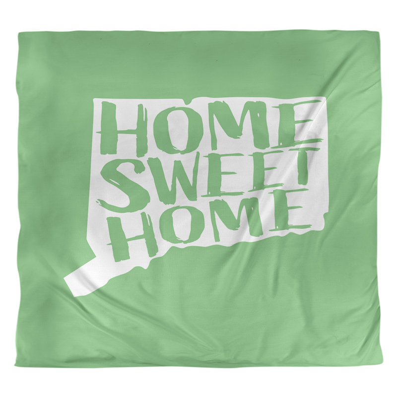 Housse de couette connecticut doux, Housse de couette pour grand lit, Vert, Microfibre