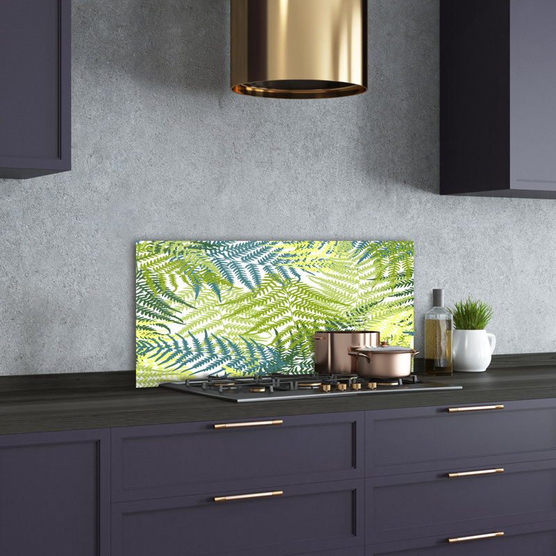 50cm W x 100cm L Glass Peel and Stick Panel