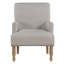 Fauteuil d'appoint avec accoudoirs - beige
