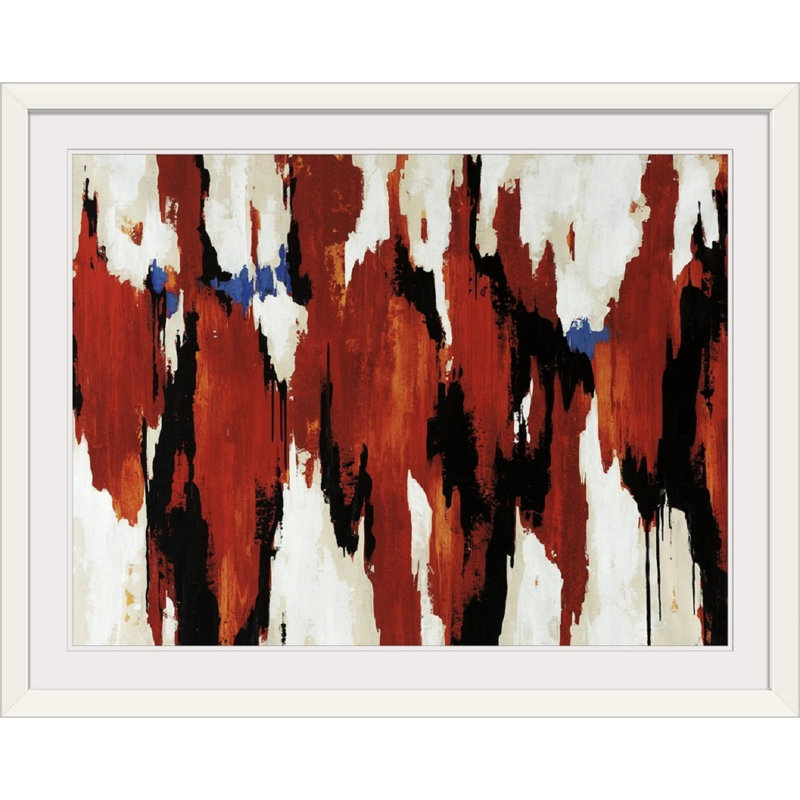 « wagon trail », impression, Cadre blanc, H 35 po x l 44 po x P 1 po