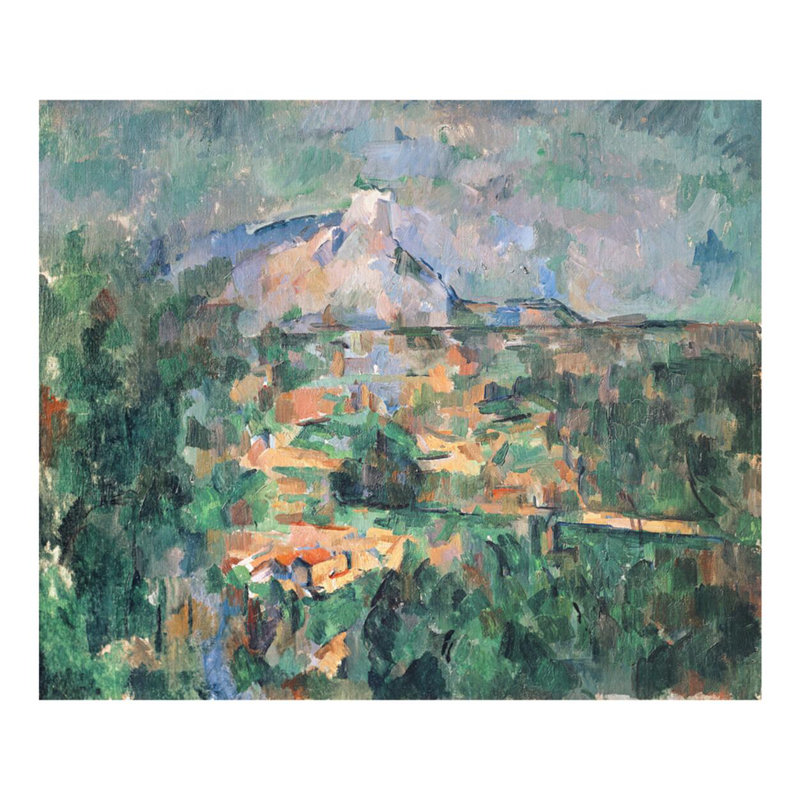 Montagne Sainte-Victoire de Lauves, Paul Cézanne, estampe numérique, H 32 po x l 40 po