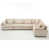 Tissu beige sélectionné