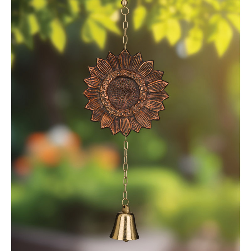 Cloche de jardin en fonte - tournesol