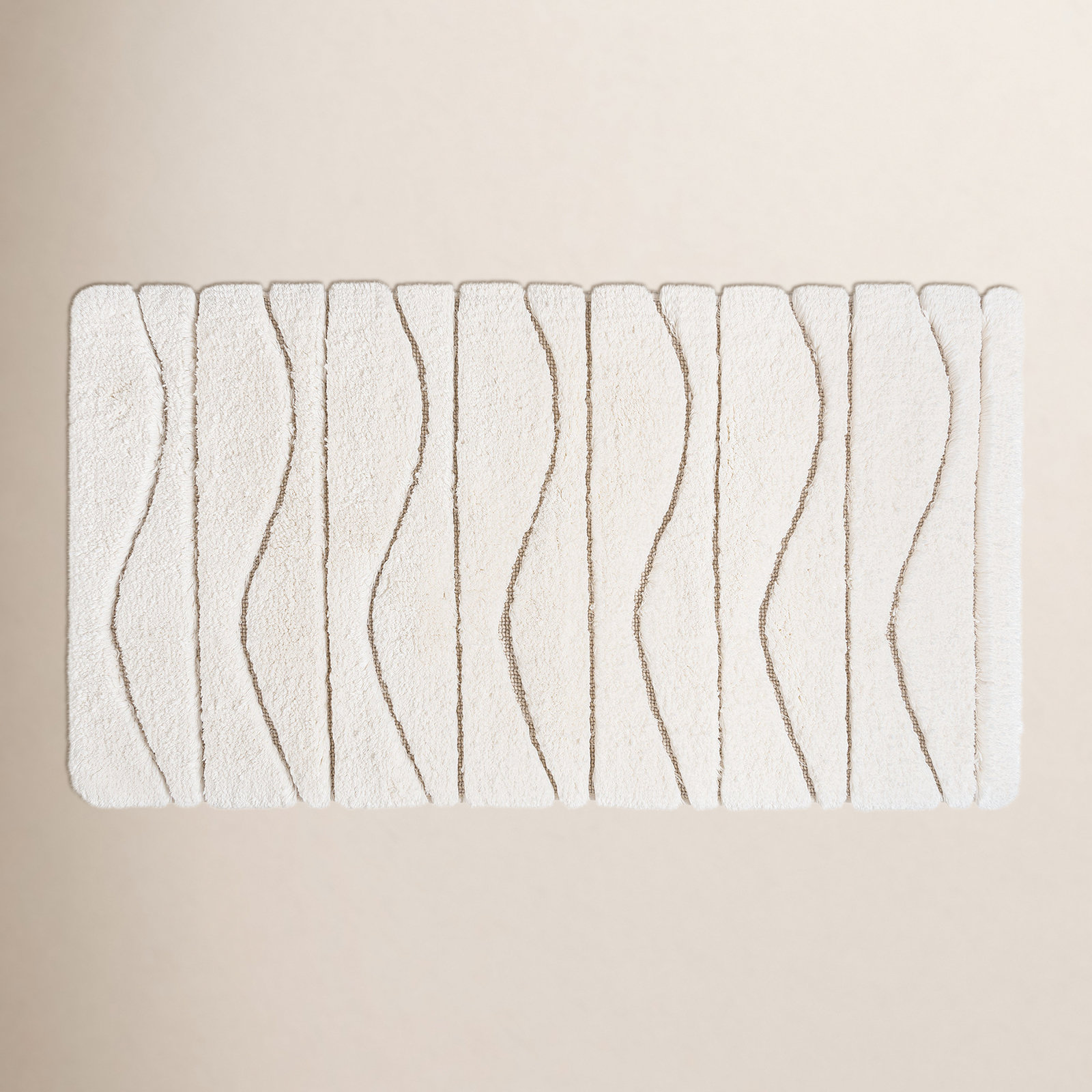 Opera Bath Rug, 20" W x 31" L, Natural