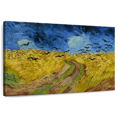 Alvord Wheatfield With Crows
