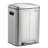 Steel Step On Multi-Compartment Rubbish & Recycling Bin - 40L-52101724