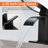 Single Hole Bathroom Faucet With Pop-Up Drain Assembly Waterfall Bathroom Sink Faucets Stainless Steel Single Handle Bathroom Vanity Basin Taps With Deck Plate-110041409