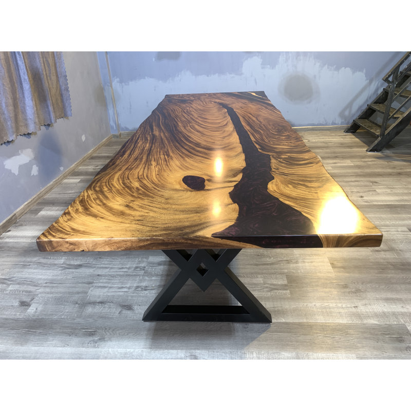 Gerdt Solid Wood Top Dining Table