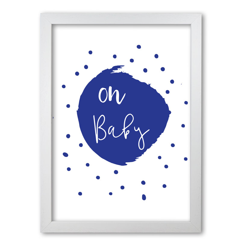 Wild Child - Painting, 30 cm H x 21 cm W x 5 cm D, White Grain Frame