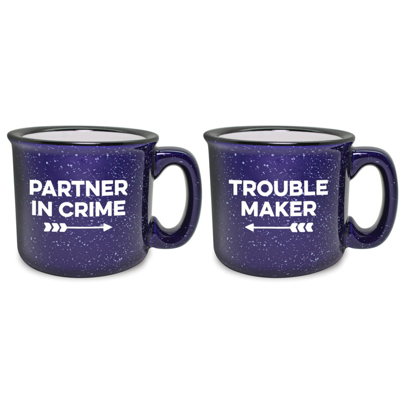 Ensemble de grandes tasses à café 2 pièces camp McKenly