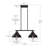 2 - Light Black Lantern Pendant