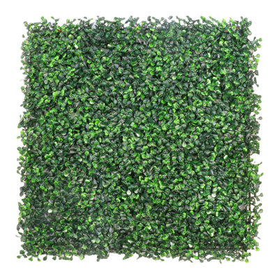 Panneaux muraux artificiels en bois de buis artificiel 20 pièces x 20 pouces Pretor