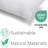  LUXE “Cold Feel” Linen Pillow - Queen Size With Removable Zipper Cover
