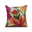 Housse et insert de coussin d'extérieur carré imprimé tropical-20283404