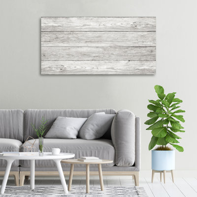 Wooden Background 1 Piece Wall Art on Canvas