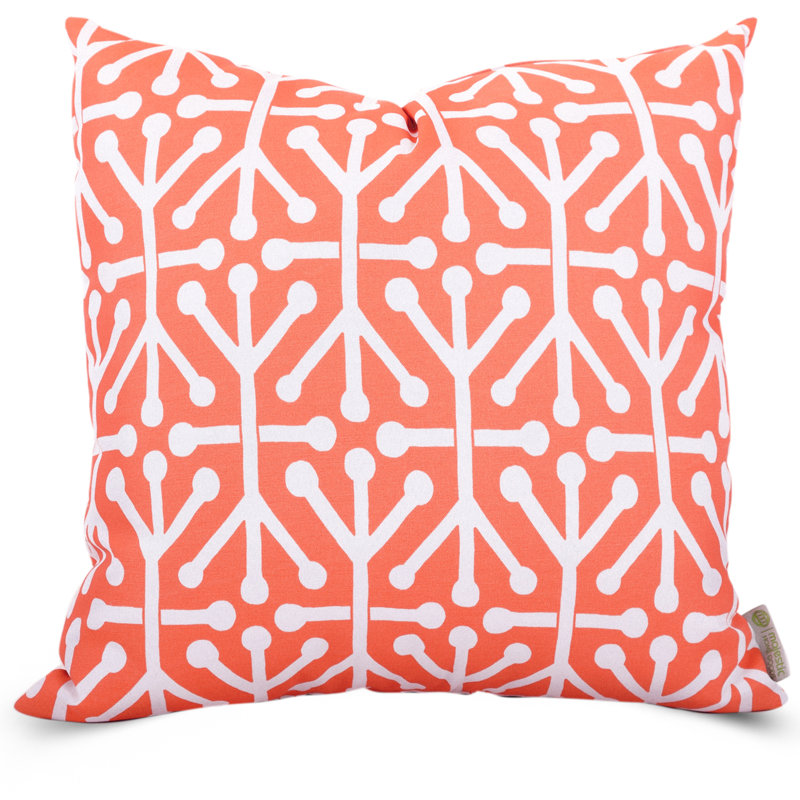 Housse et insert de coussin d'extérieur Aruba, 24 po x 24 po, Orange, Carré